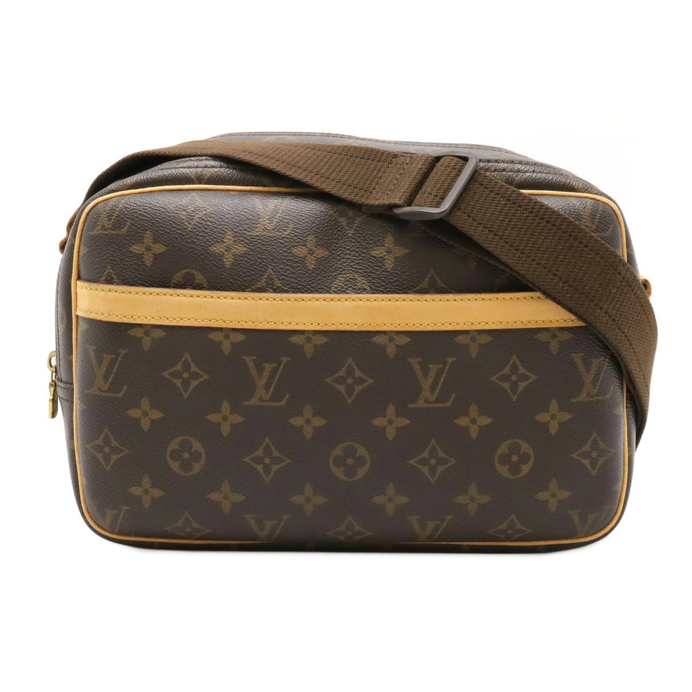 LOUIS VUITTON Monogram Reporter Shoulder Bag Crossbody